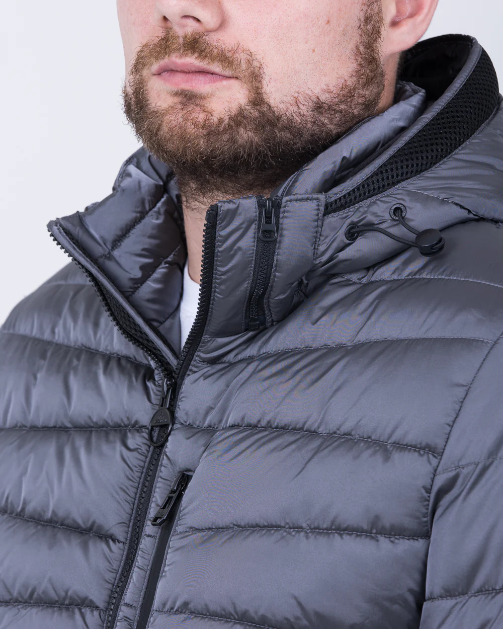 Cabano Tall Adjustable Puffer Jacket (graphite) - Image 3