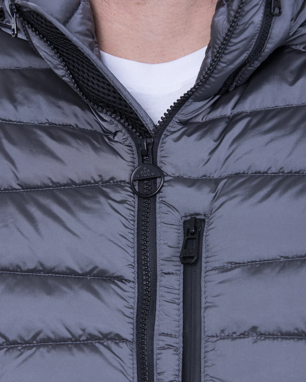 Cabano Tall Adjustable Puffer Jacket (graphite) - Image 4