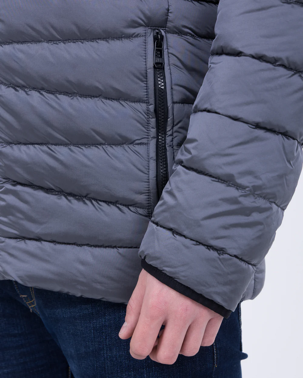 Cabano Tall Adjustable Puffer Jacket (graphite) - Image 6
