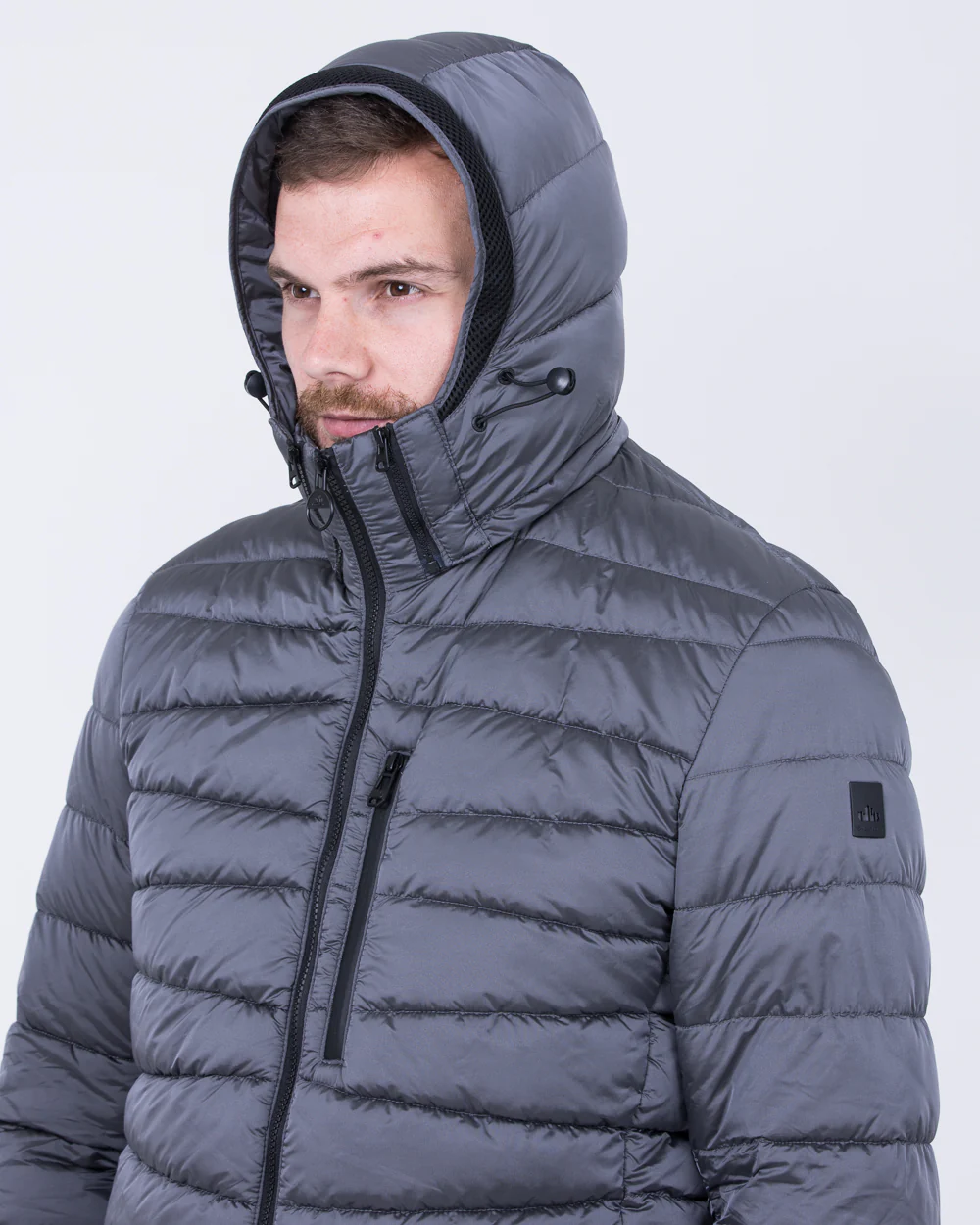 Cabano Tall Adjustable Puffer Jacket (graphite) - Image 8