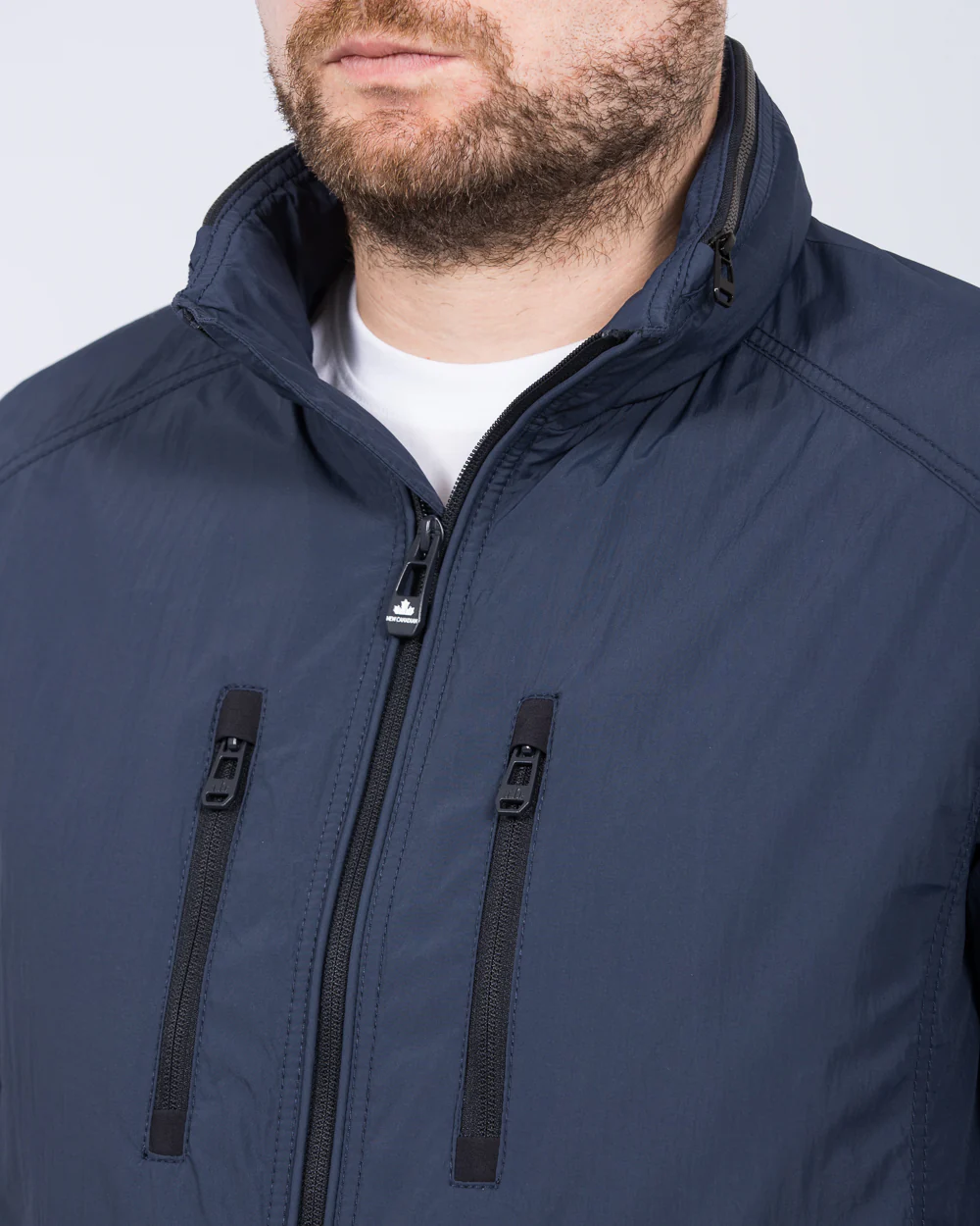 Cabano Tall Lightweight Anorak Jacket (navy) - Image 4