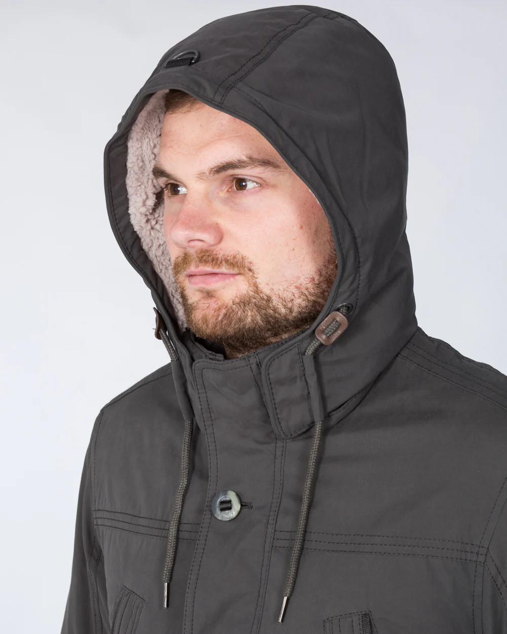 Cabano Tall Parka Jacket (olive) - Image 4