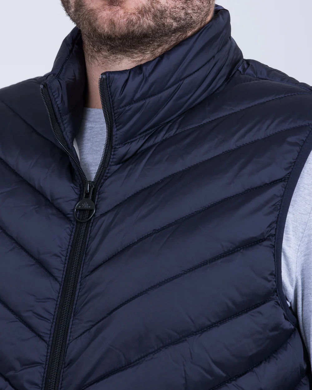 Cabano Tall Quilted Gilet (navy) - Image 5