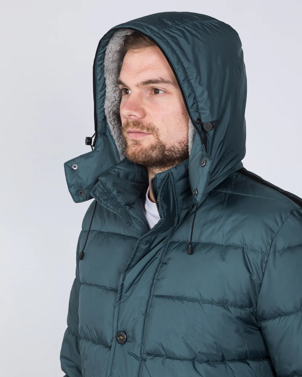 Cabano Tall Quilted Jacket (petrol) - Image 2