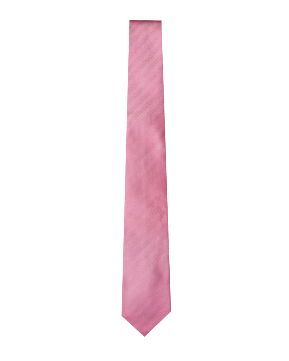 Double Two Extra Long Herringbone Tie (pink) - Image 2