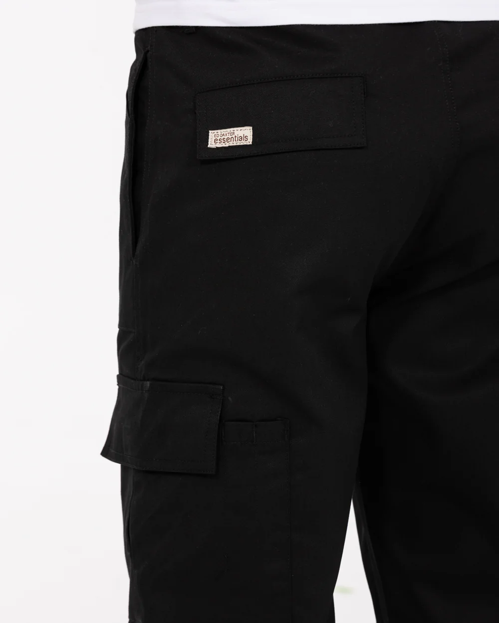 Ed Baxter Multi Pocket Tall Workwear Trousers (black) - Image 5