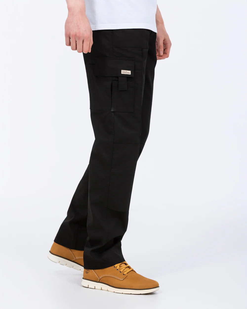 Ed Baxter Multi Pocket Tall Workwear Trousers (black) - Image 6