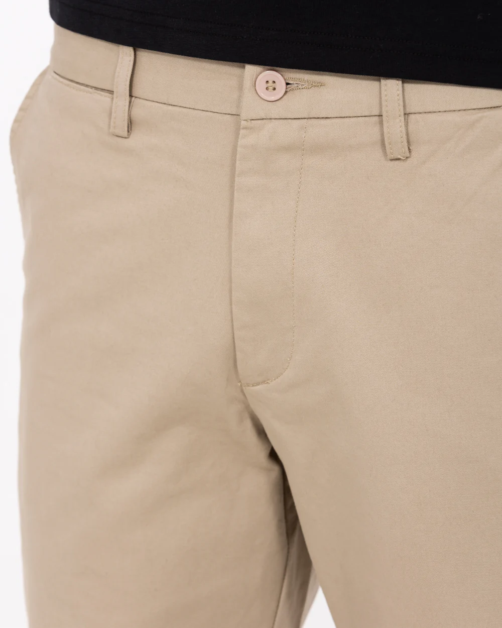 Ed Baxter Regular Fit Tall Chinos (beige) - Image 3