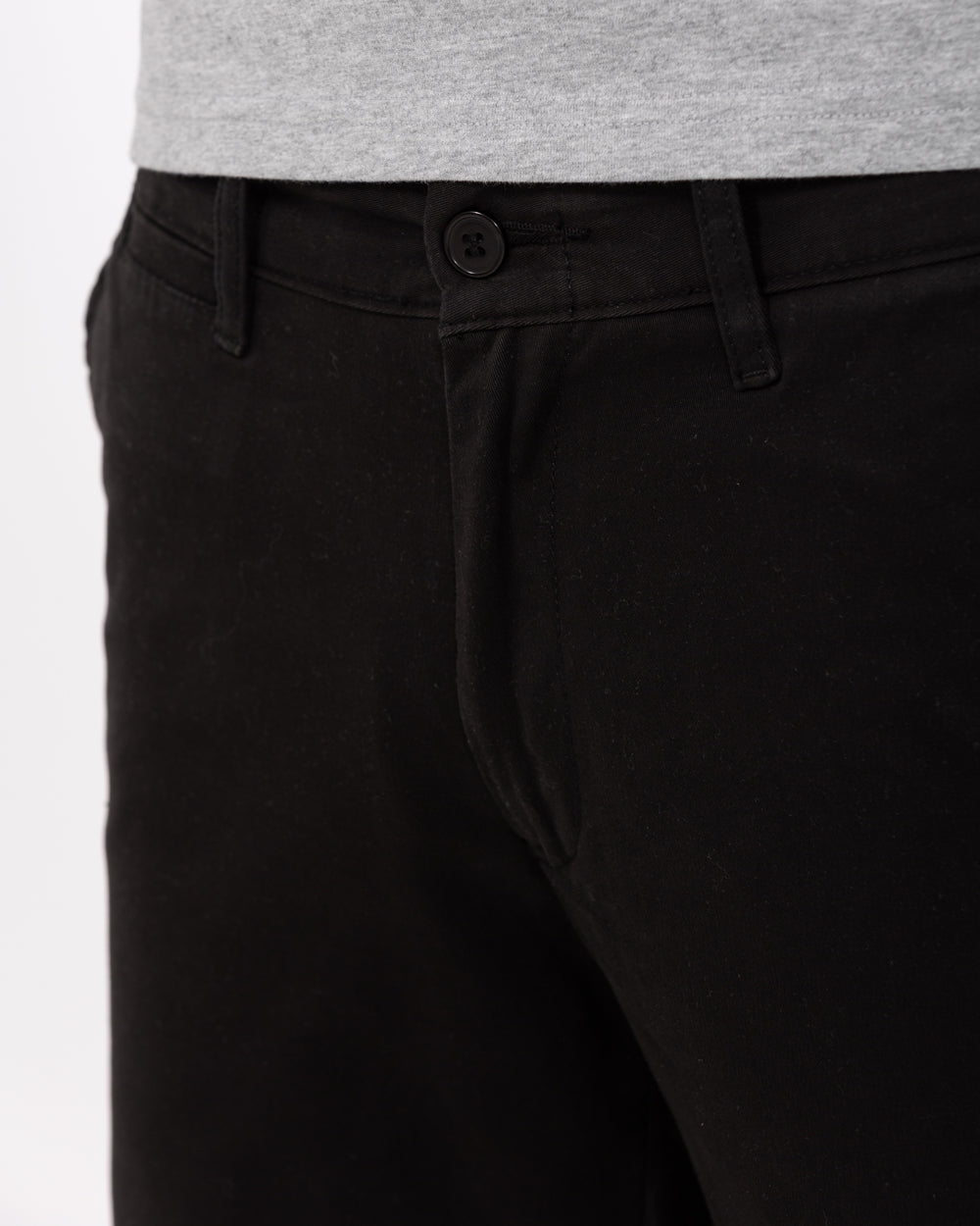 Ed Baxter Slim Fit Tall Chinos (black) - Image 3