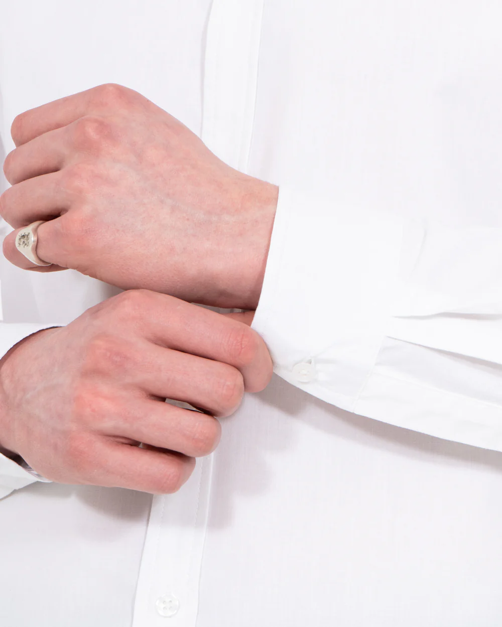 Essentalls Extra Tall Slim Fit Formal Shirt (white) - Image 3