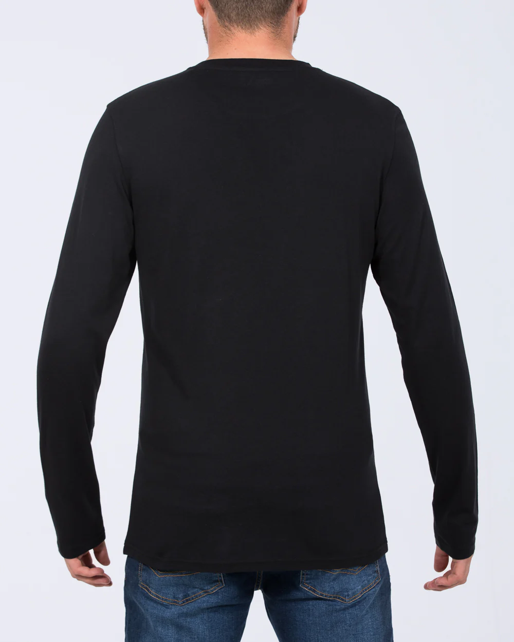 Essentalls Long Sleeve Tall T-Shirt (black) - Image 2