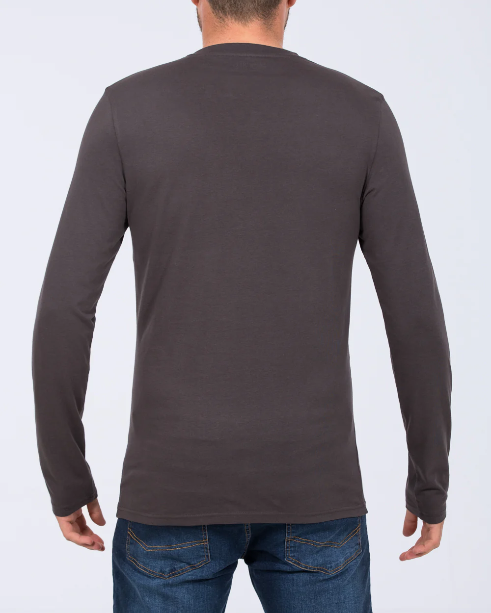 Essentalls Long Sleeve Tall T-Shirt (dark grey) - Image 2