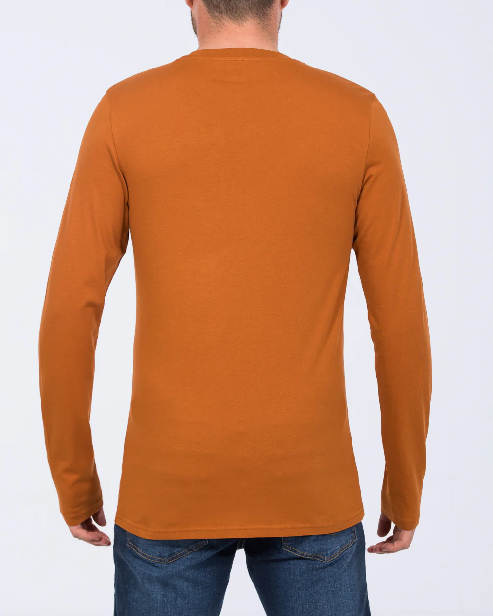 Essentalls Long Sleeve Tall T-Shirt (rust) - Image 2