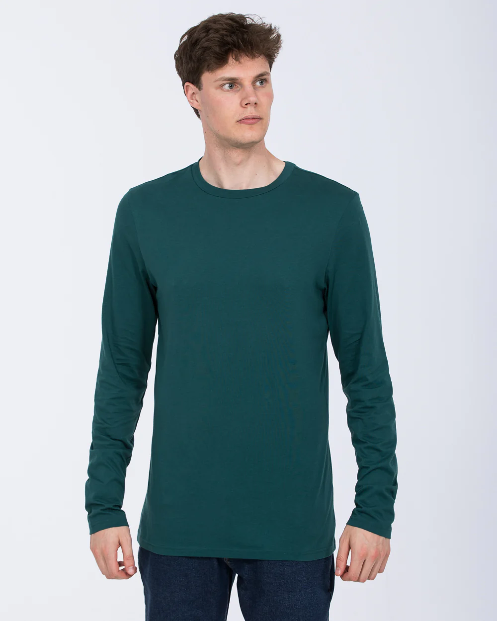 Essentalls Long Sleeve Tall T-Shirt (teal) - Image 4