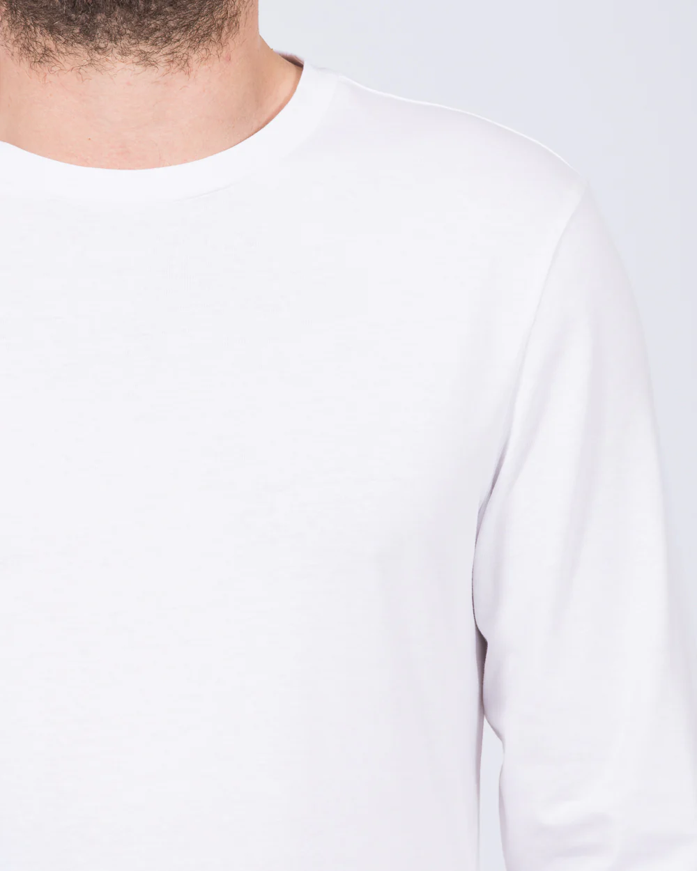 Essentalls Long Sleeve Tall T-Shirt (white) - Image 3