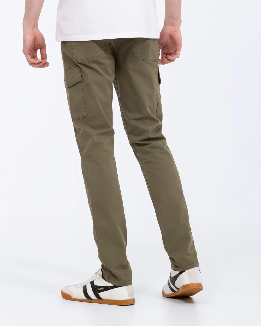 Essentalls Ray Tall Cargo Trousers (khaki) - Image 2
