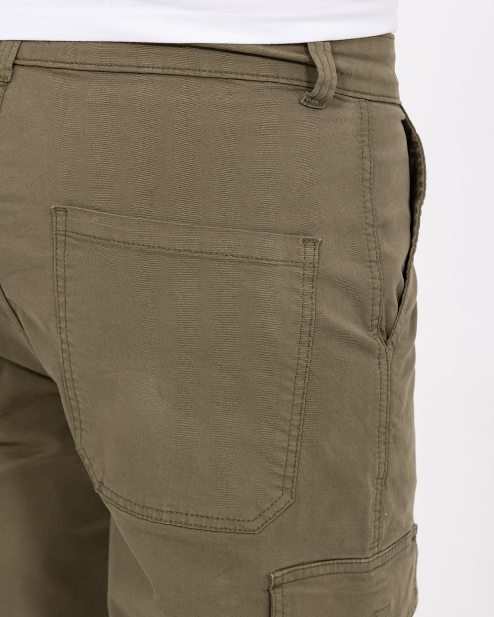 Essentalls Ray Tall Cargo Trousers (khaki) - Image 4