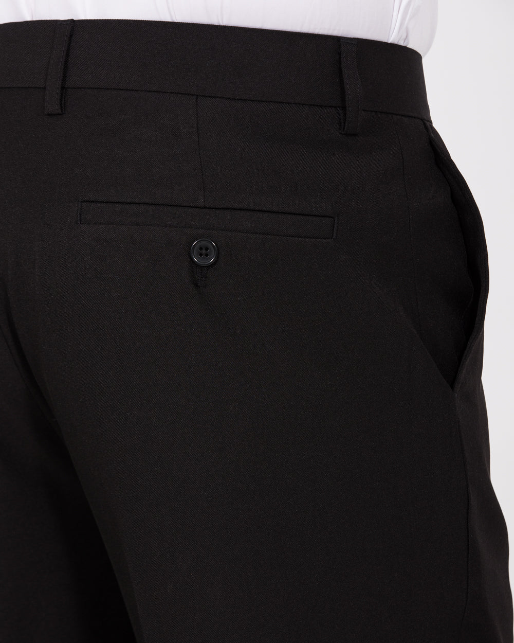 Essentalls Regular Fit Tall Trousers (black) - Image 4