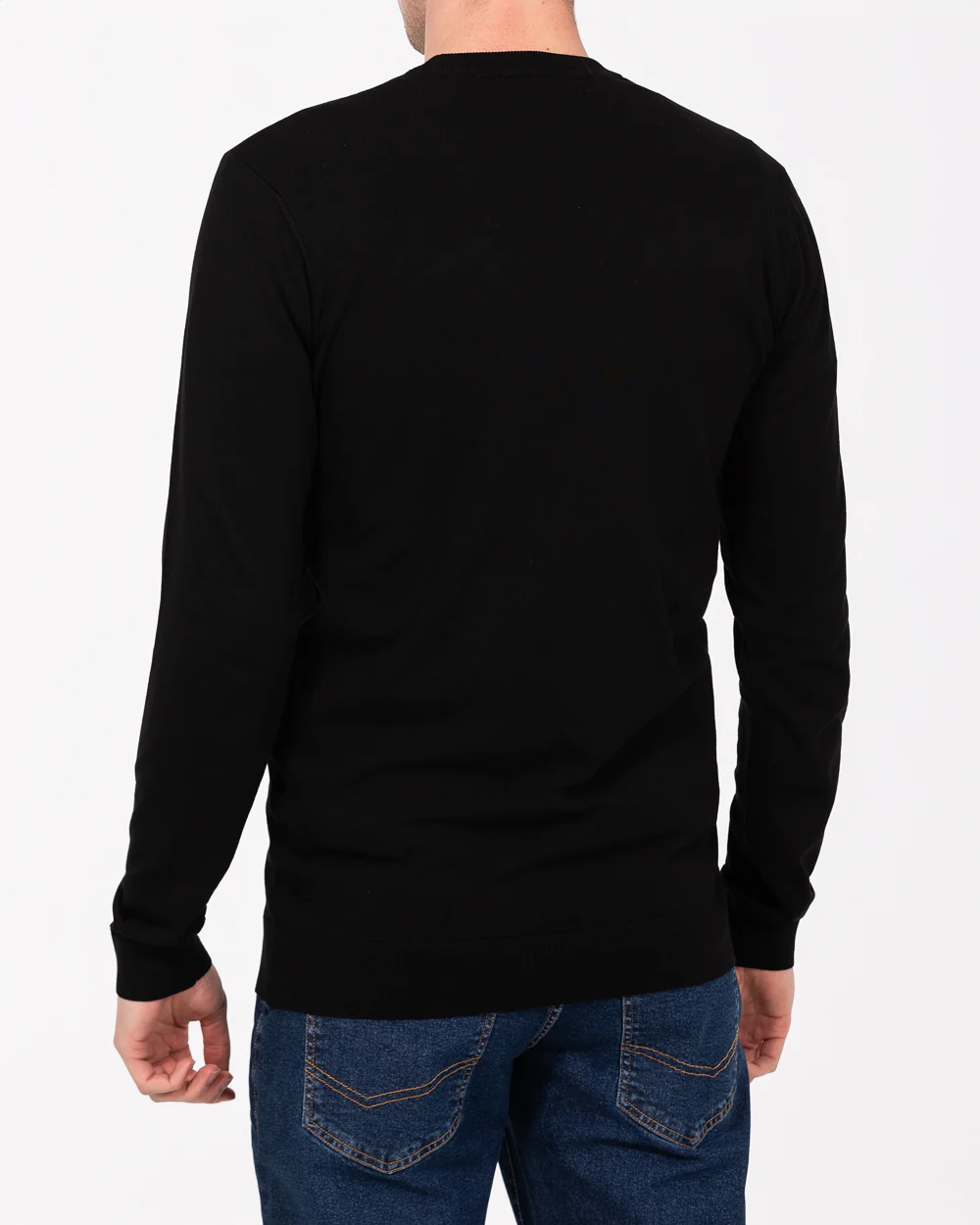 Essentalls Tall Lightweight Jumper (black) - Image 2