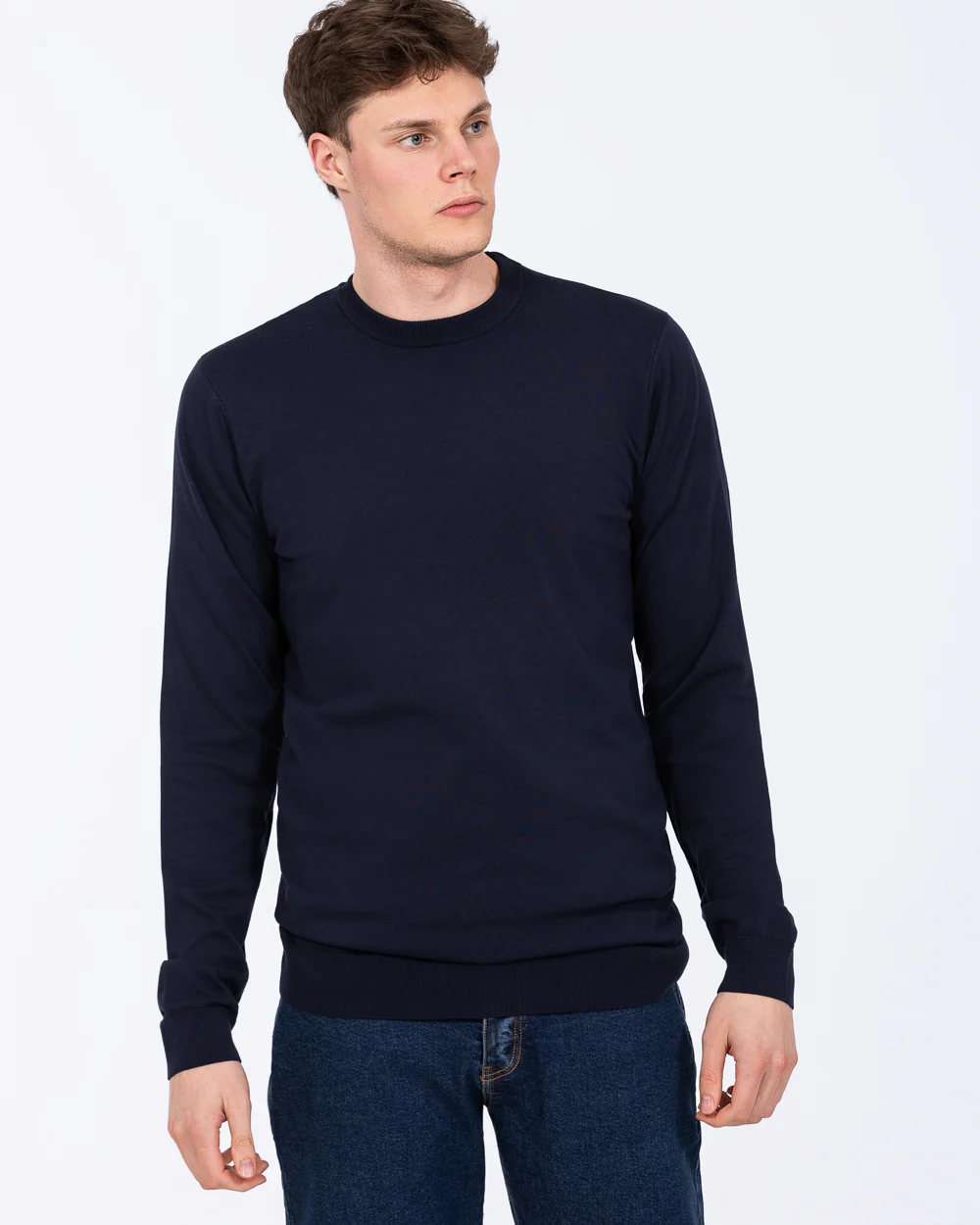 Essentalls Tall Lightweight Jumper (navy) - Image 5