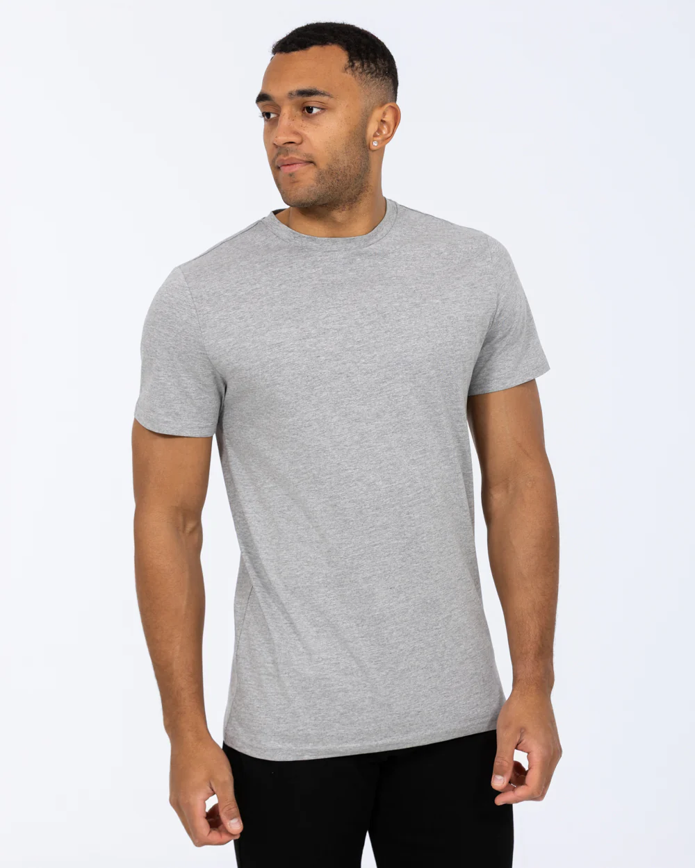 Essentalls Tall T-Shirt (light grey) - Image 4