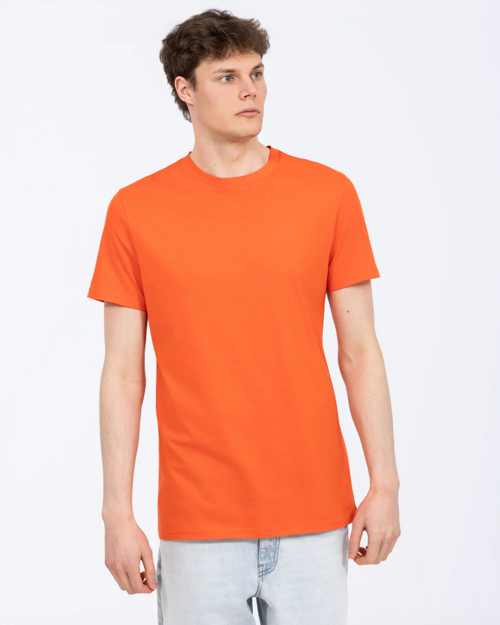 Essentalls Tall T-Shirt (red orange) - Image 4