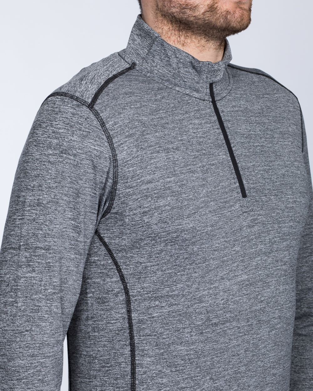 Girav Extra Tall Quarter-Zip Baselayer (anthracite) - Image 3