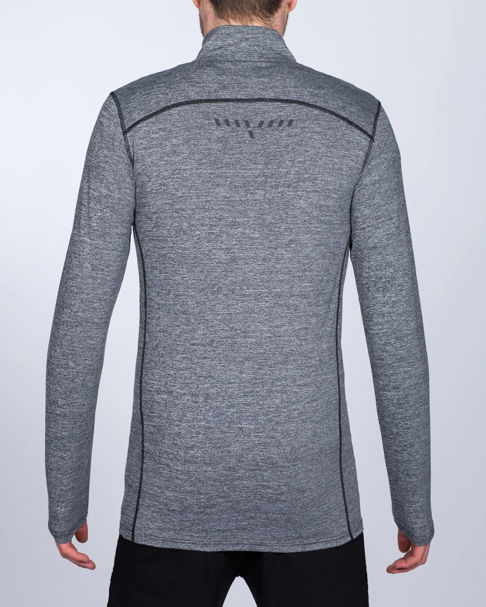Girav Tall Quarter-Zip Baselayer (anthracite) - Image 2