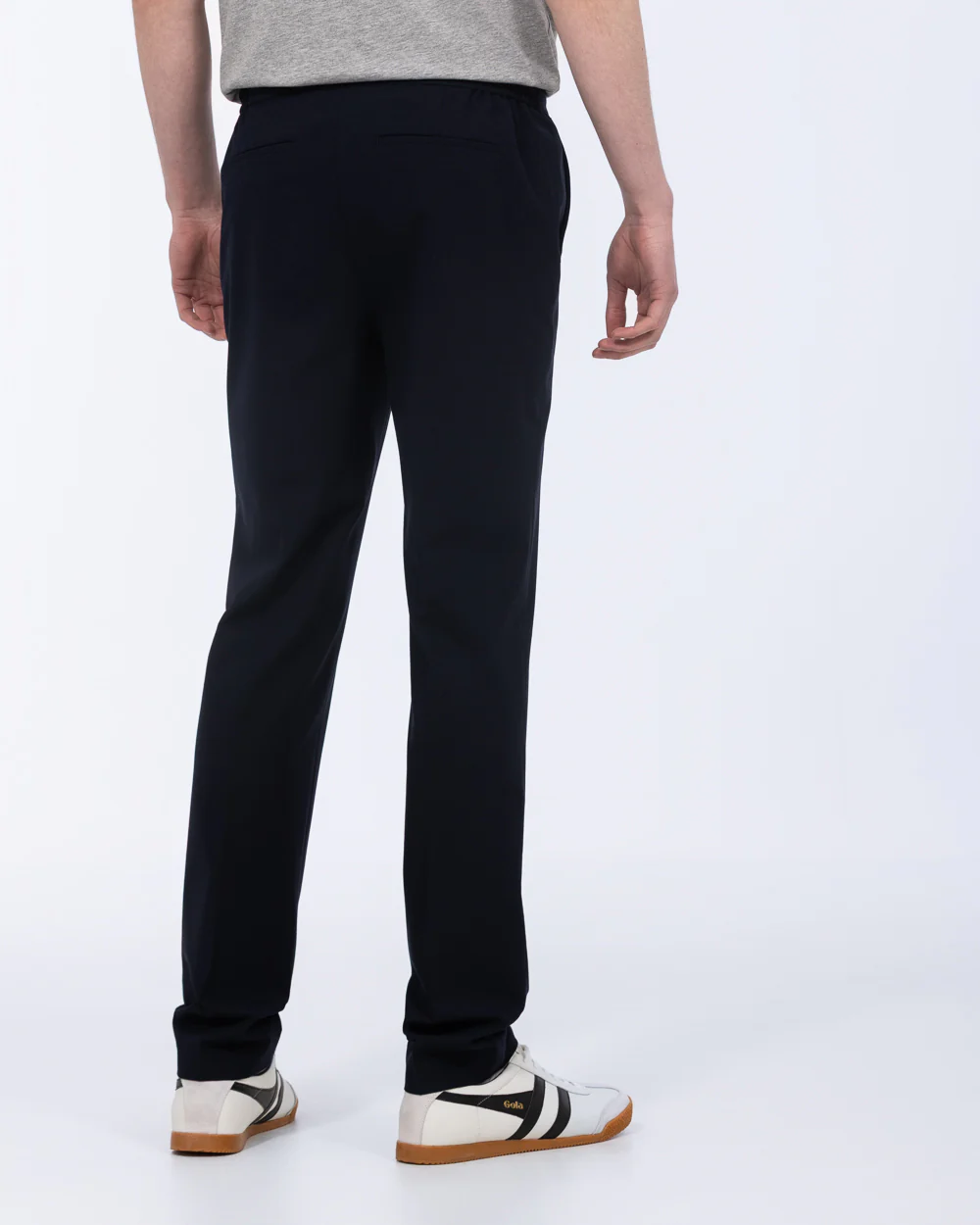 Harry Brown Tall Elasticated Waistband Trouser (navy) - Image 2