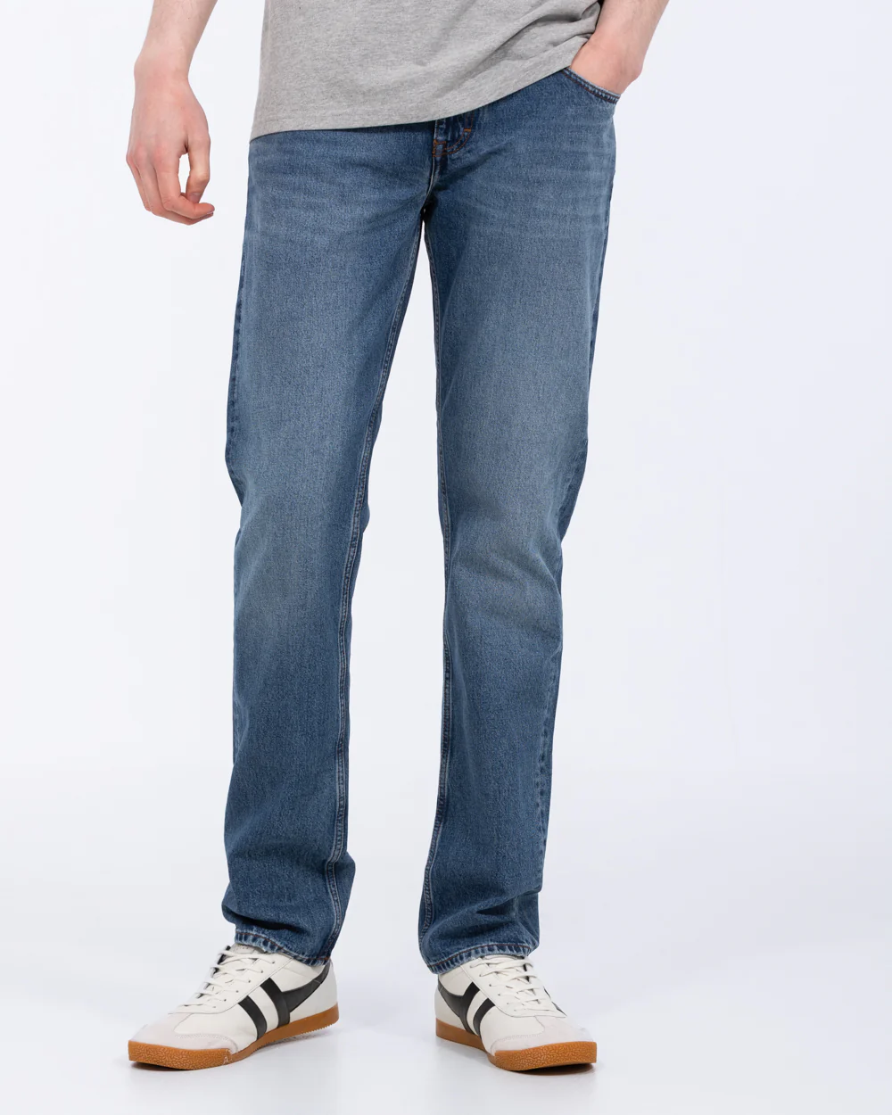Mustang Denver Tall Straight Fit Jeans (blue denim)