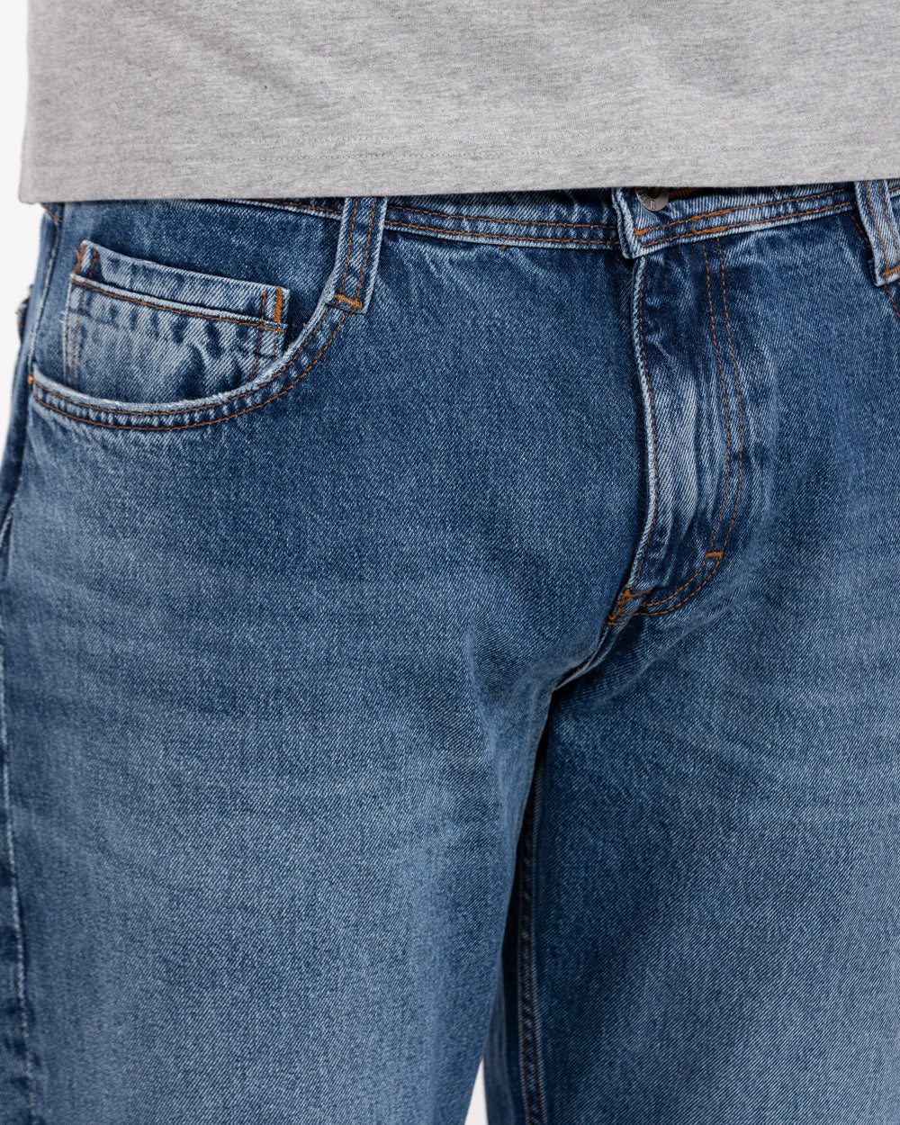 Mustang Denver Tall Straight Fit Jeans (blue denim) - Image 4