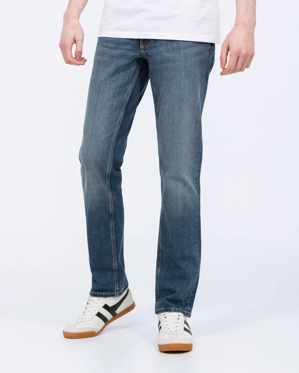 Mustang Tramper Straight Fit Tall Jeans (mid blue) - Image 5
