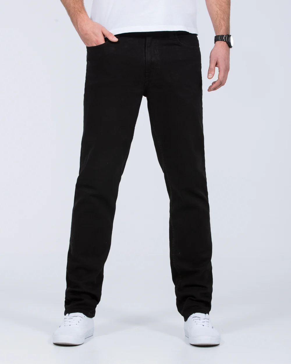 Mustang Washington Straight Fit Tall Jeans (black) - Image 3