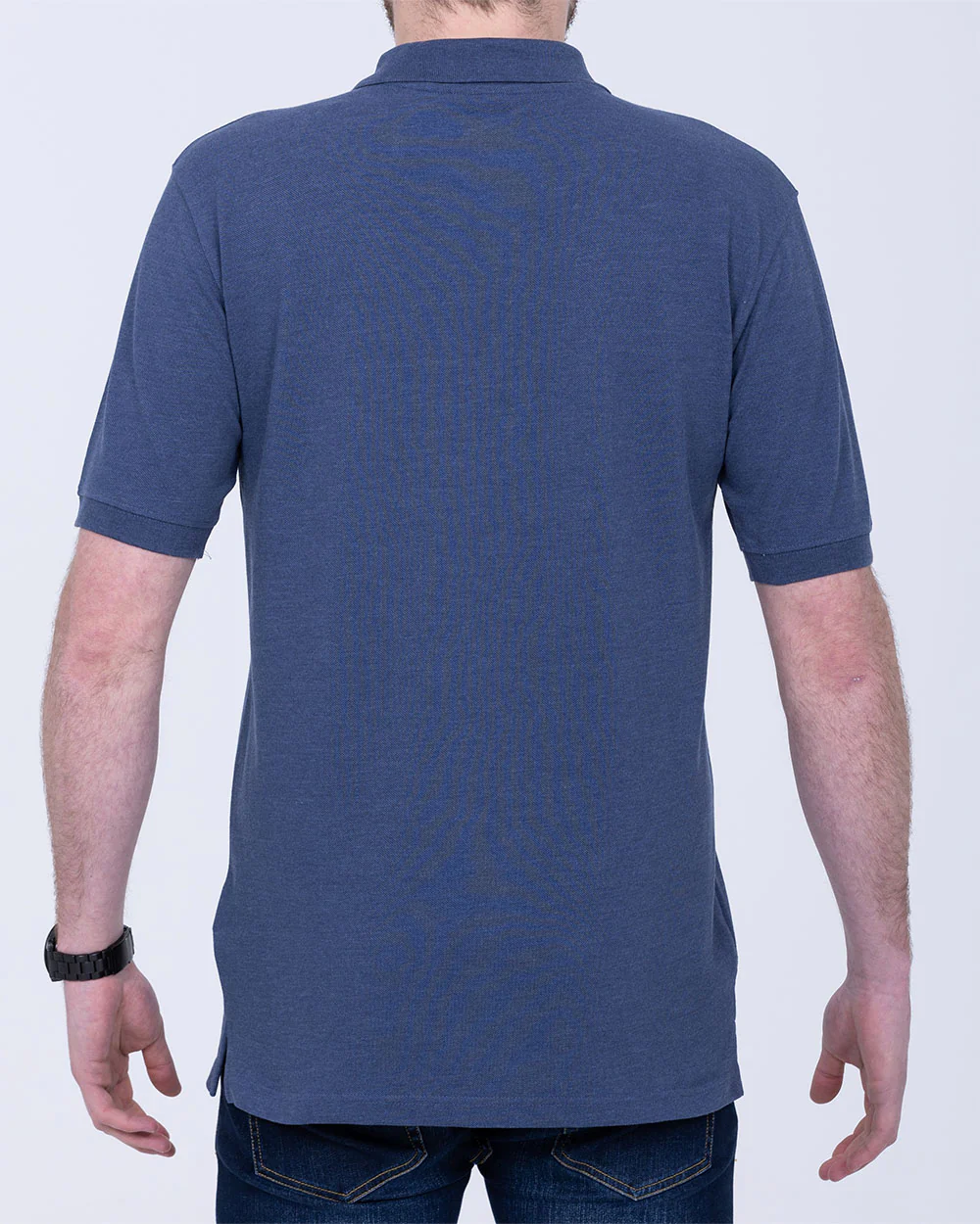 North 56 Regular Fit Tall Polo Shirt (blue melange) - Image 2
