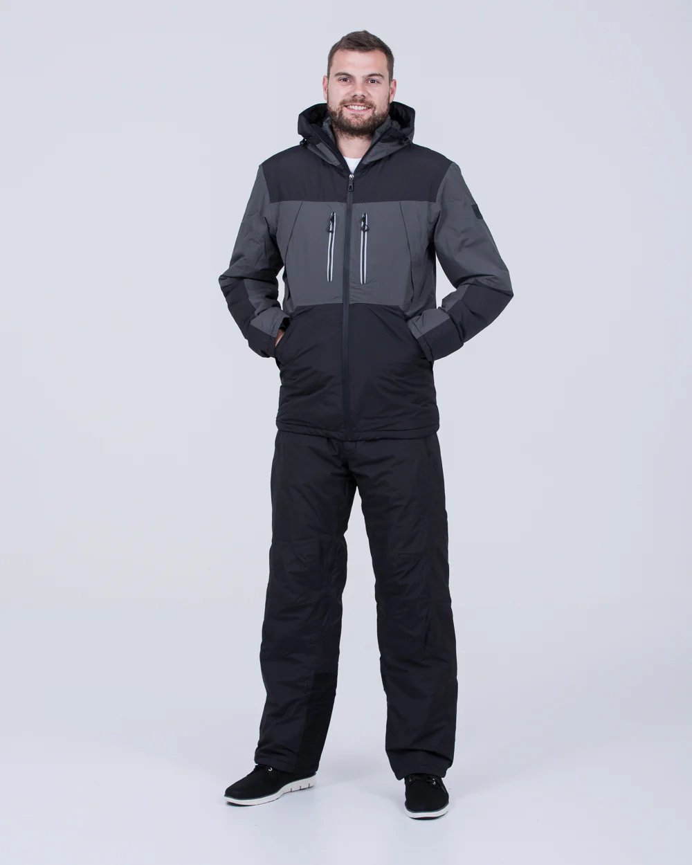 North 56 Tall Ski Pants (black/grey) - Image 5