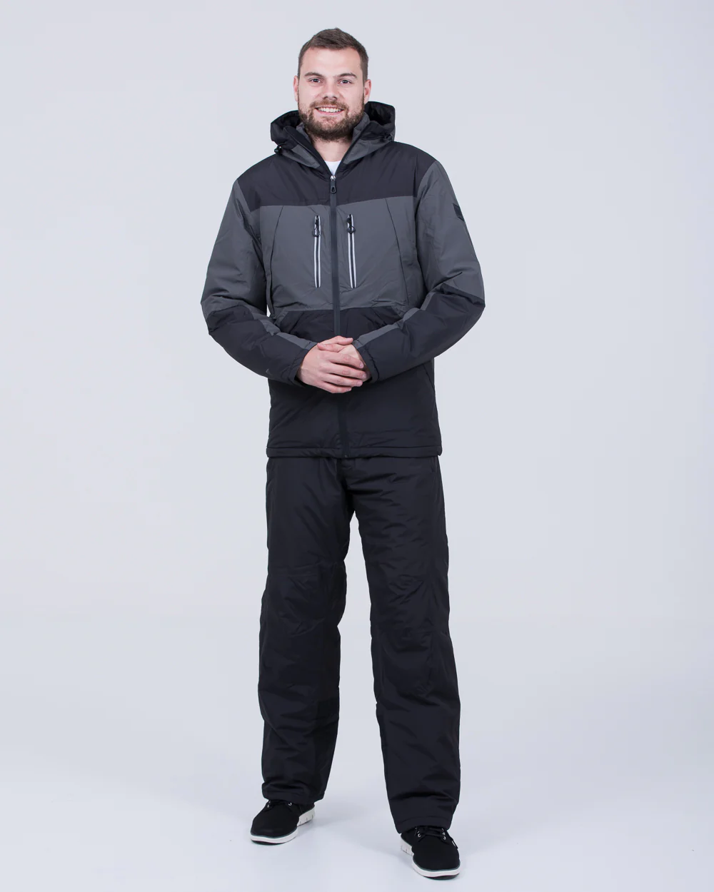 North 56 Tall Ski Pants (black/grey) - Image 6