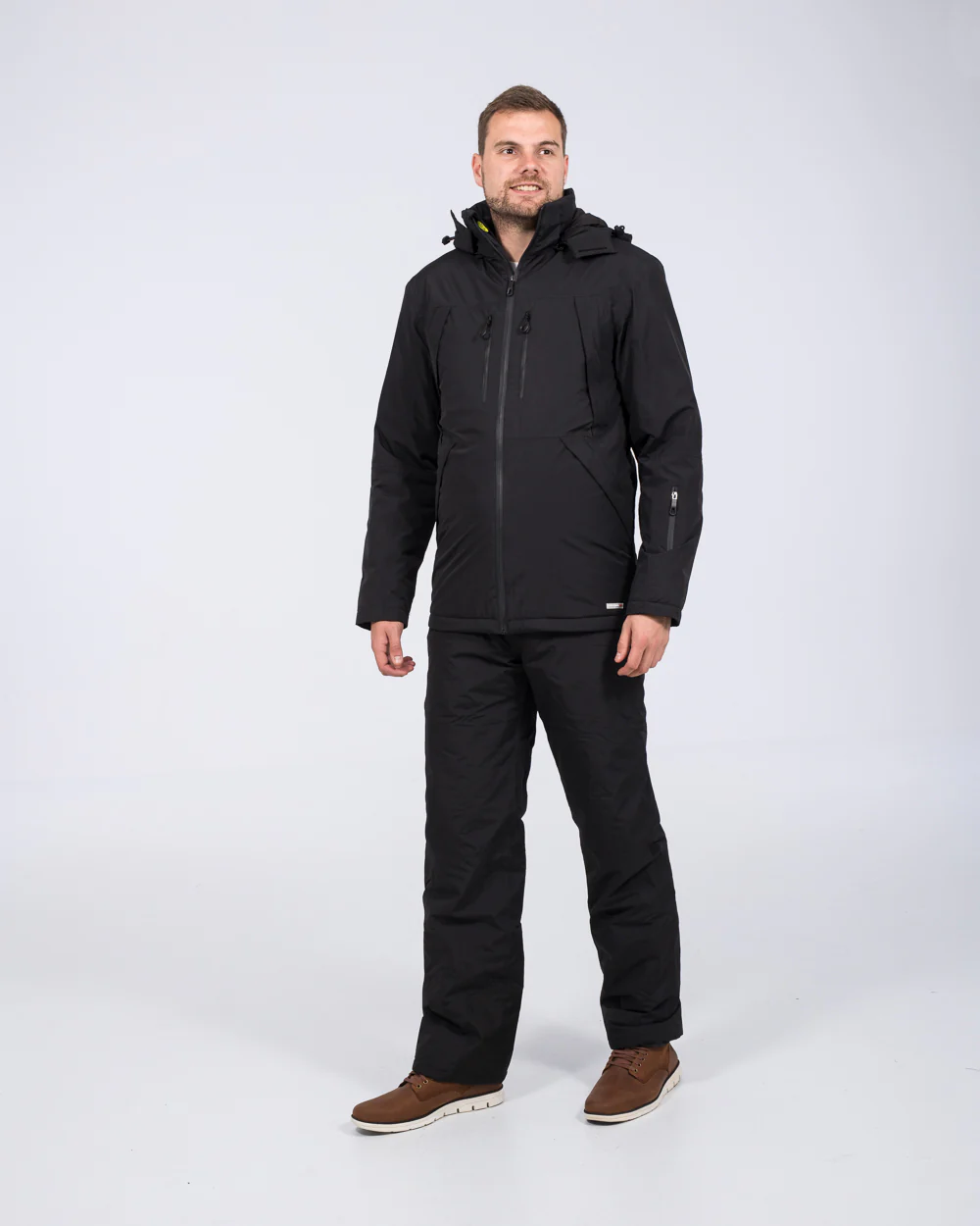 North 56 Tech Air Tall Waterproof Ski Jacket (black) - Image 10