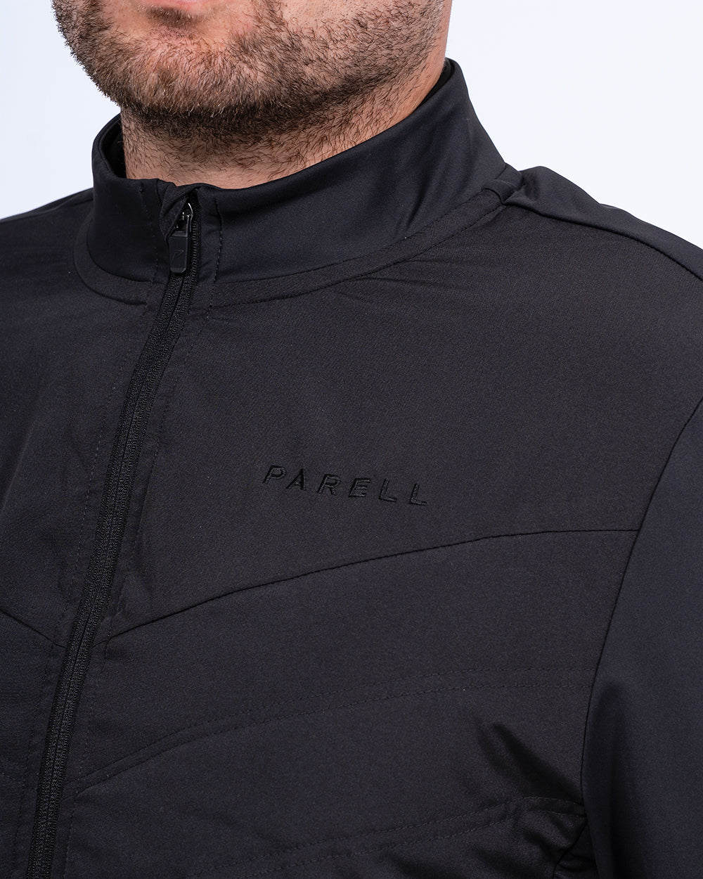 Parell Active Tall Hybrid Golf Jacket (black) - Image 6