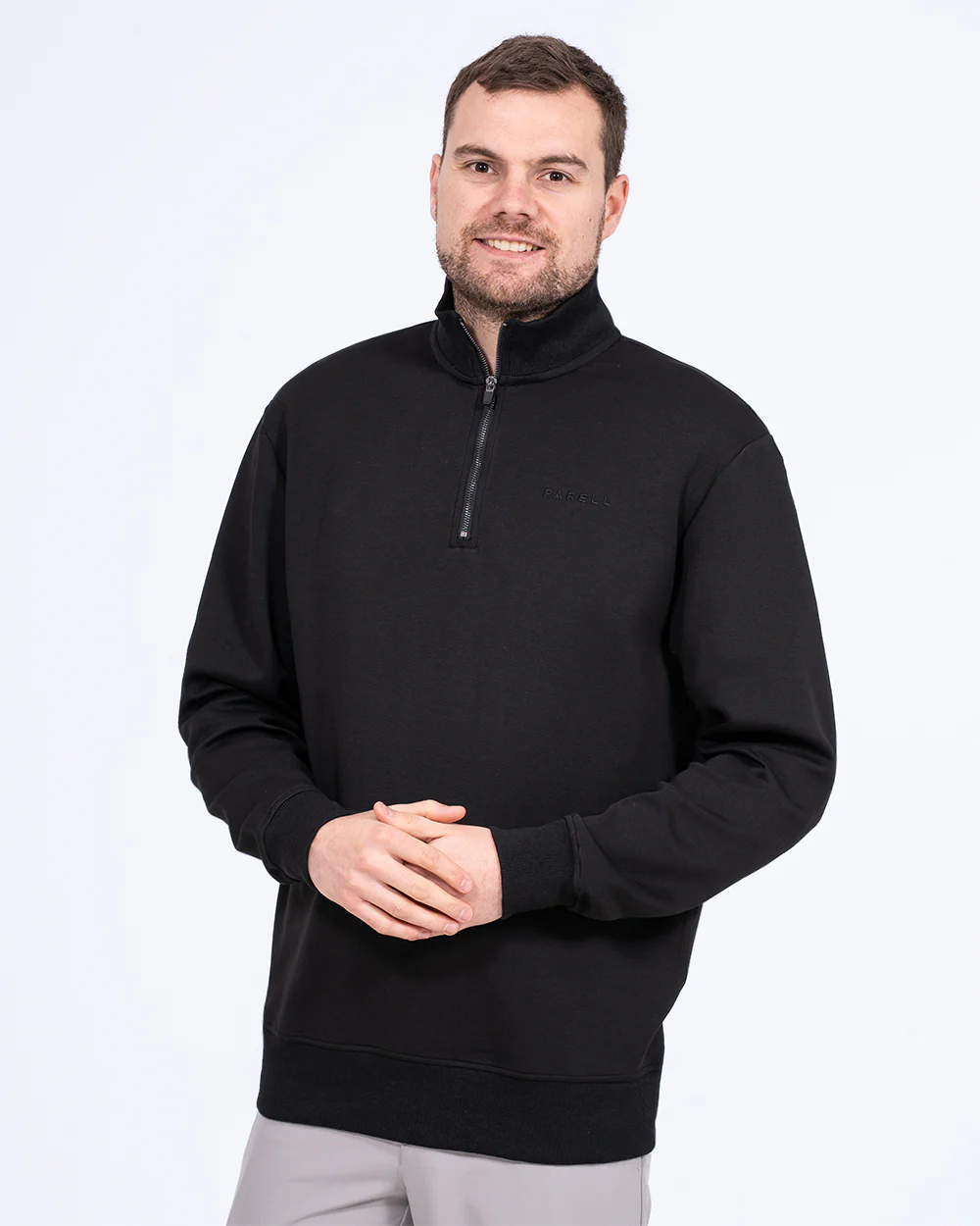 Parell Active Tall Quarter Zip Golf Top (black) - Image 6