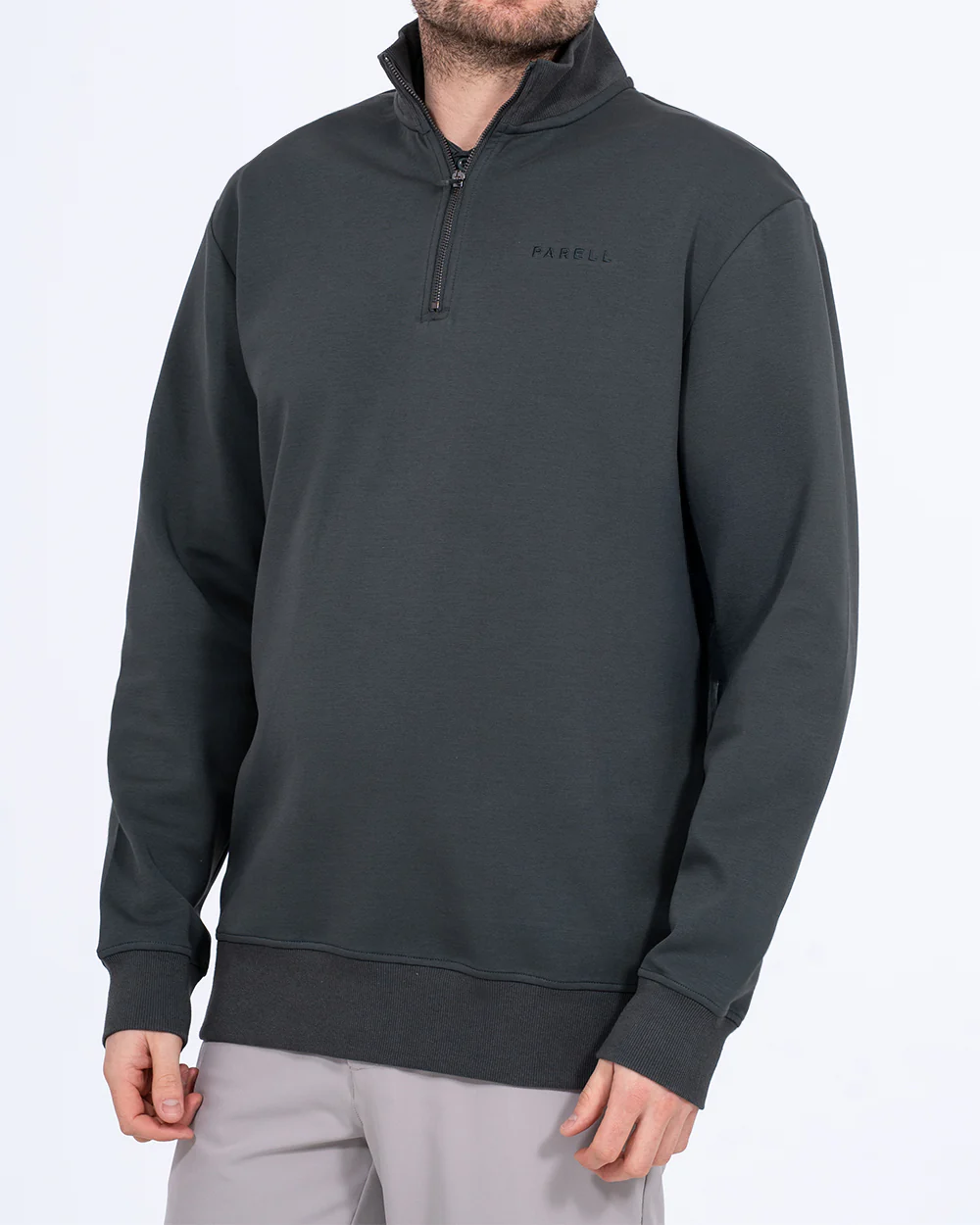 Parell Active Tall Quarter Zip Golf Top (iron moss)