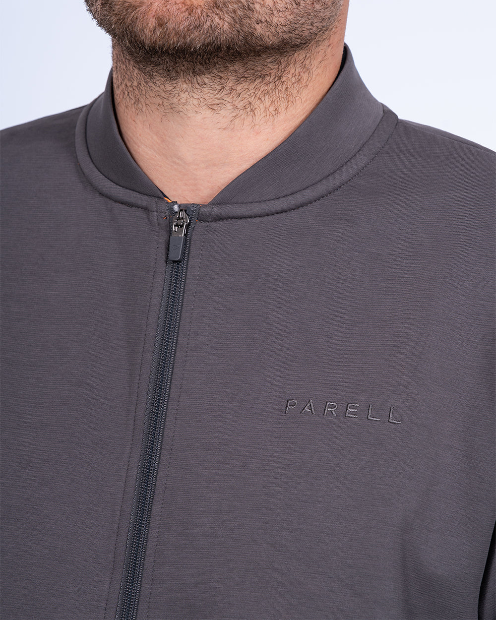 Parell Active Tall Mid Layer Golf Jacket (mid grey) - Image 3