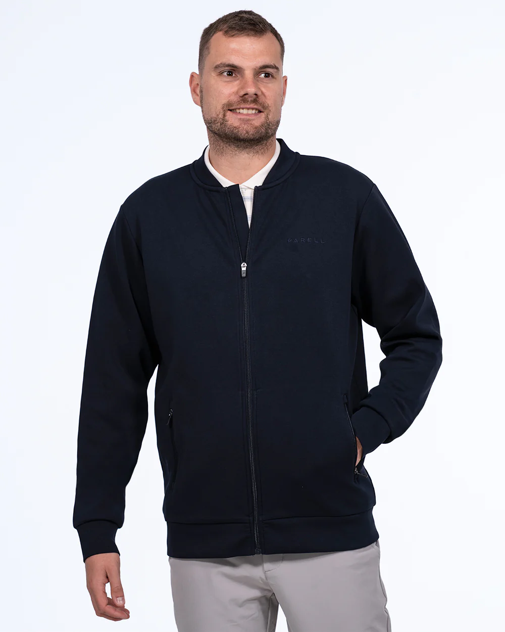 Parell Active Tall Mid Layer Golf Jacket (navy) - Image 6