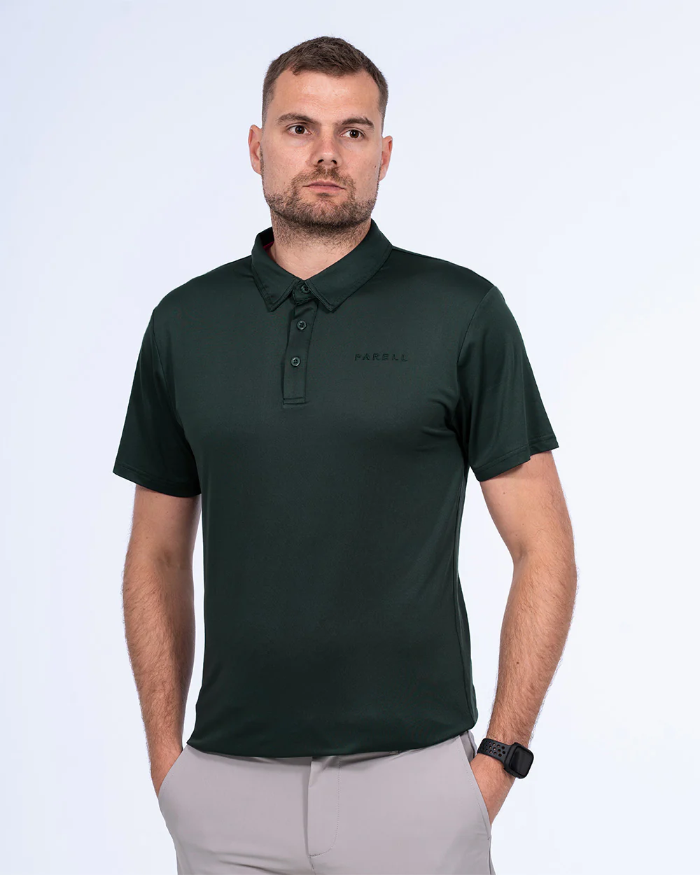 Parell Active Tall Golf Polo Shirt (iron moss) - Image 5