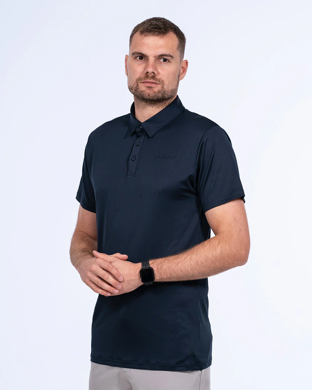 Parell Active Tall Golf Polo Shirt (navy) - Image 7