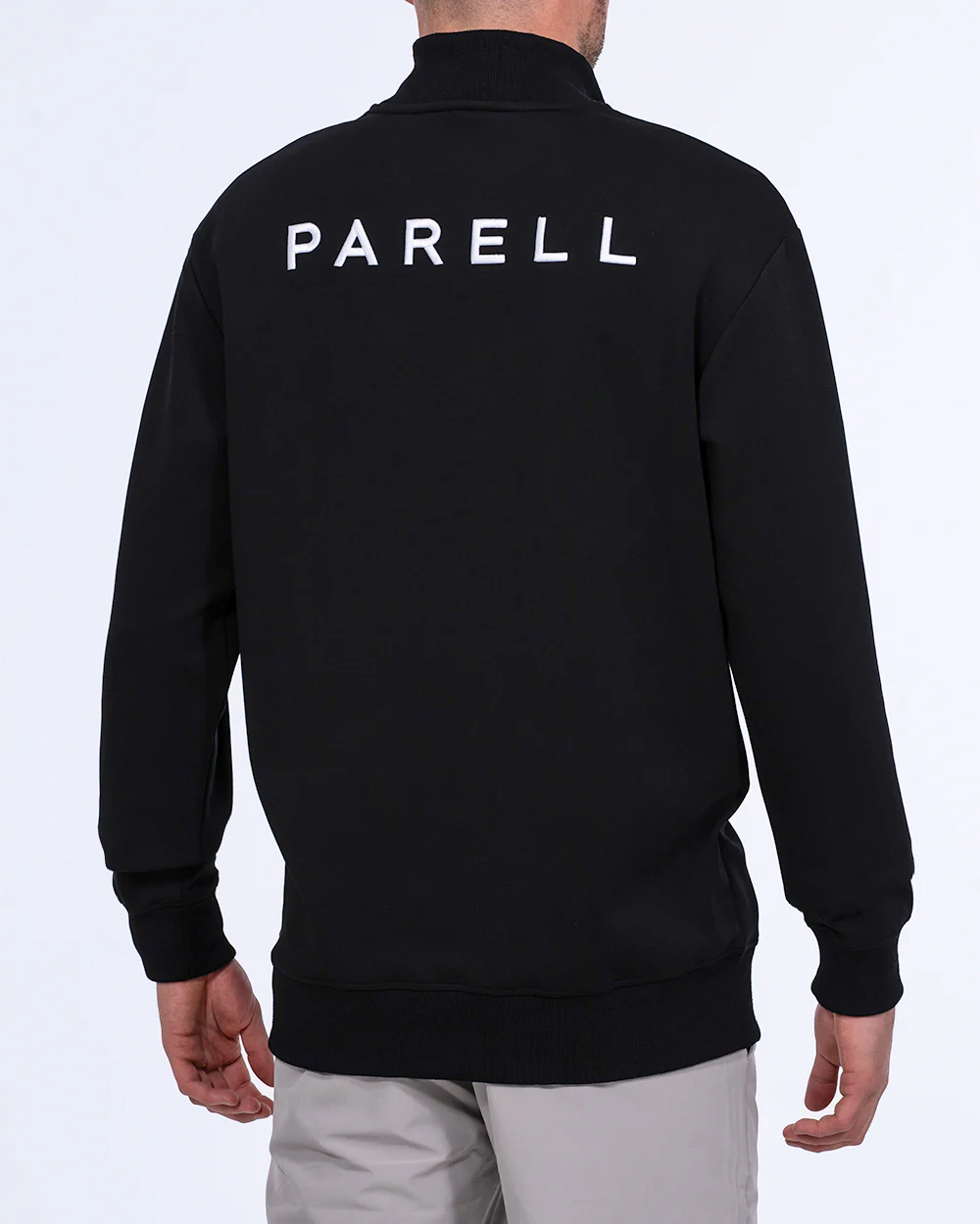 Parell Active Tall Quarter Zip Mid Layer Golf Top (black) - Image 2