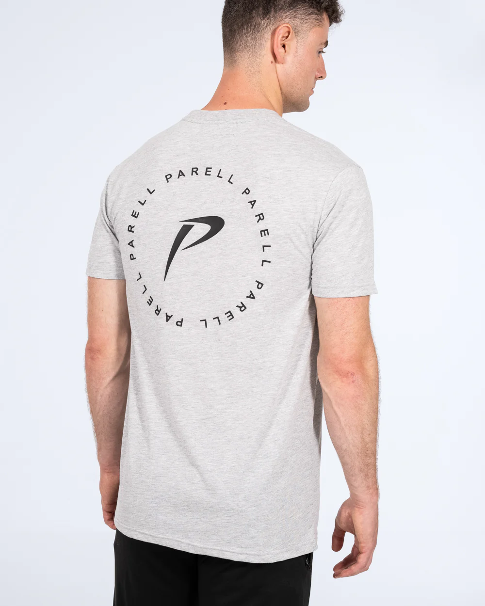 Parell Evolve Tall Printed T-Shirt (grey marl) - Image 4