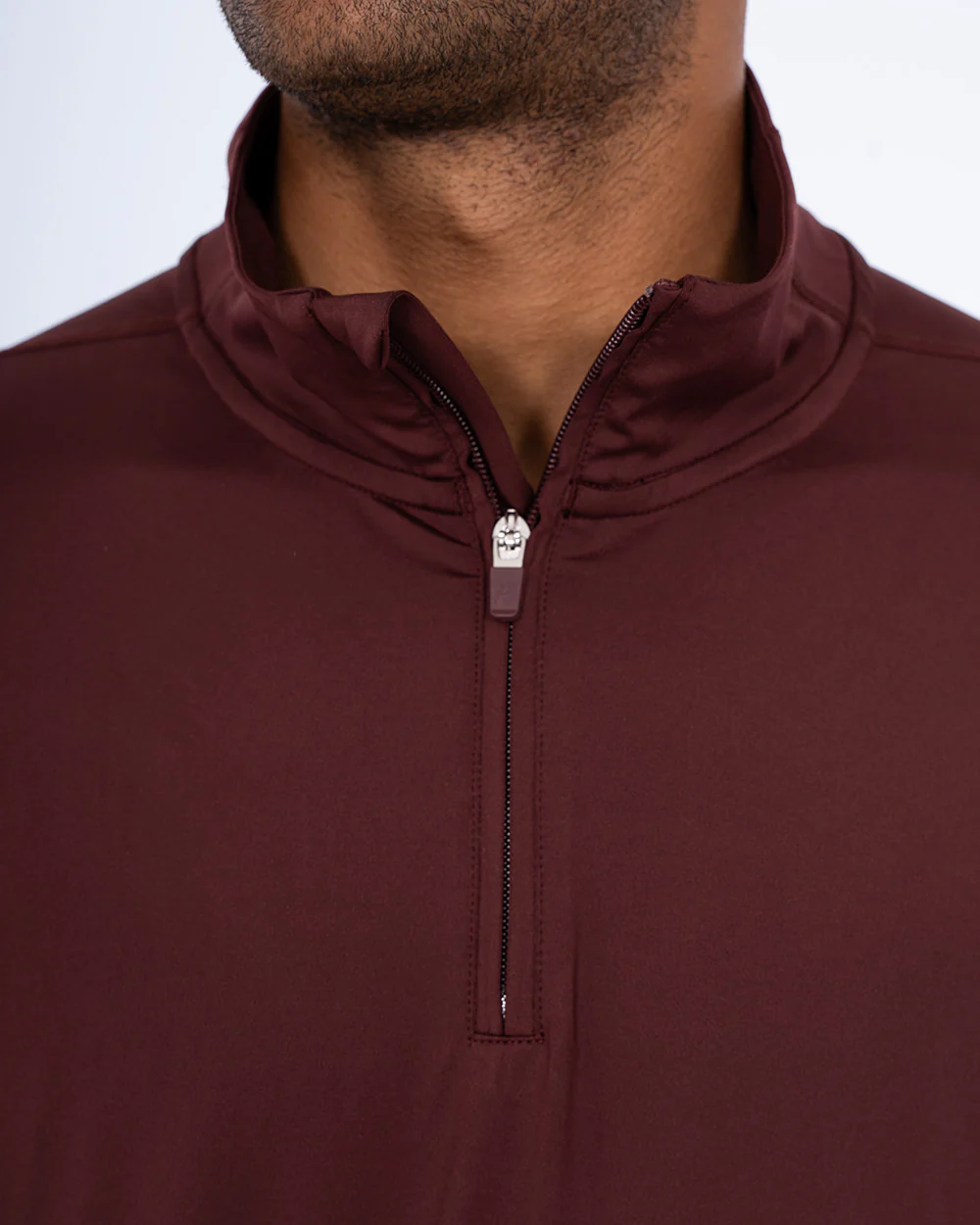 Parell Evolve Tall Quarter Zip Training Top (burgundy) - Image 3