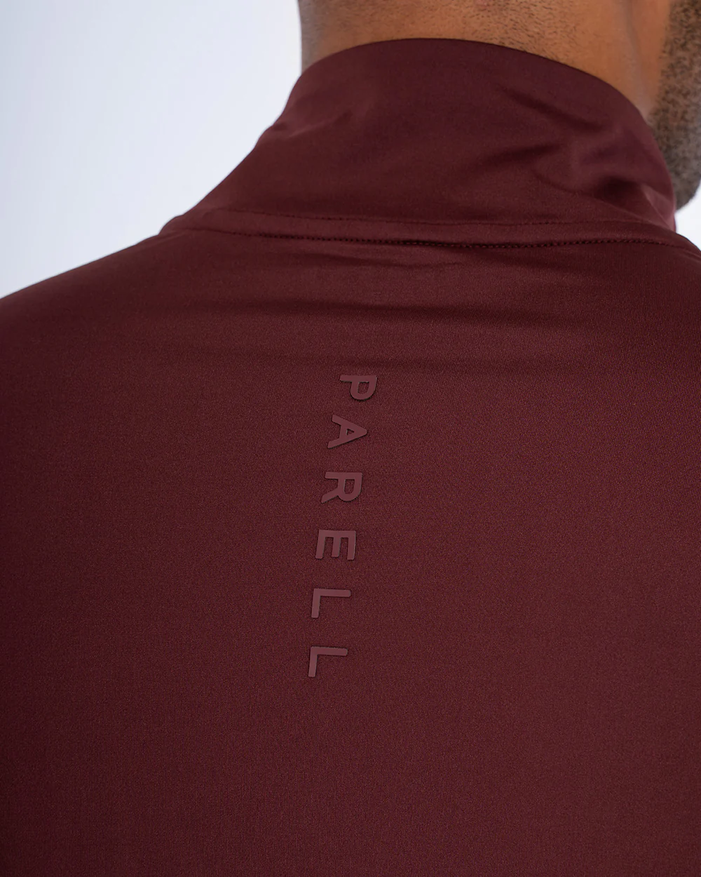Parell Evolve Tall Quarter Zip Training Top (burgundy) - Image 5