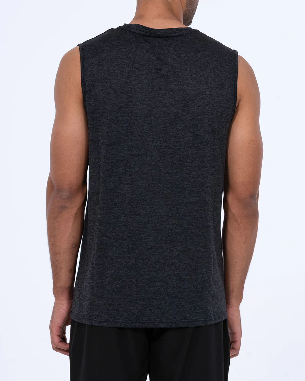 Parell Evolve Tall Sleeveless Spacedye Training Top (black) - Image 2