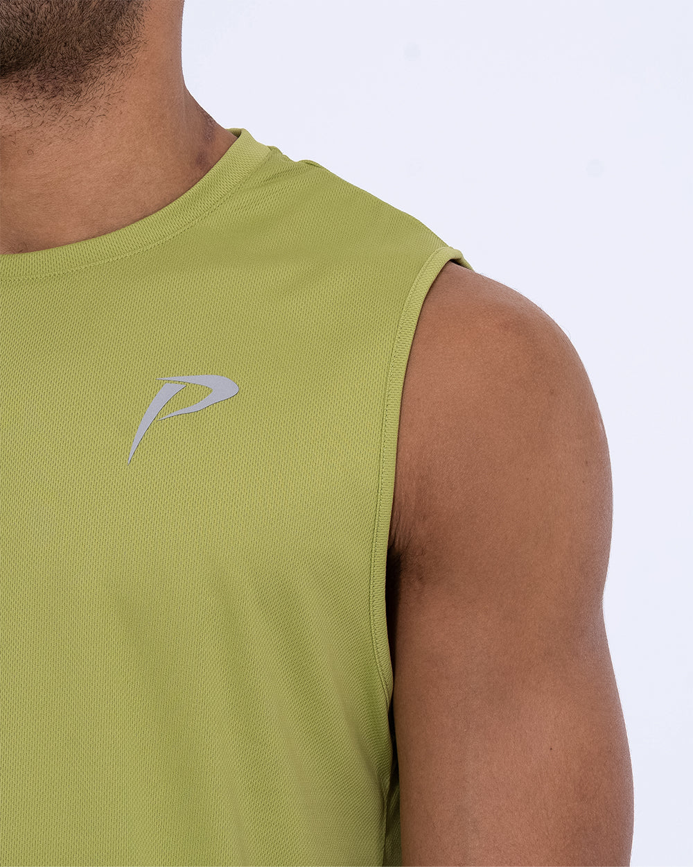 Parell Evolve Tall Sleeveless Training Top (chartreuse) - Image 3